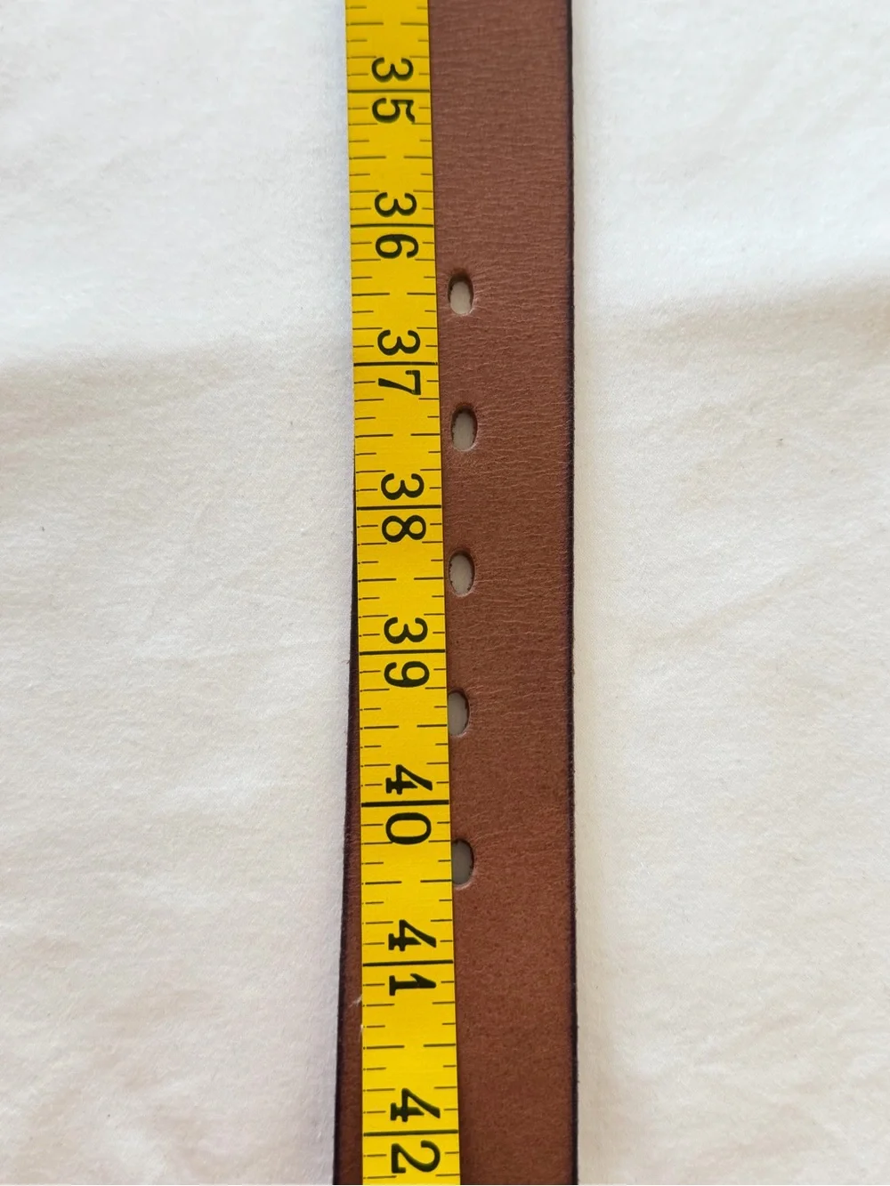 Timberland Brown Genuine Leather Belt Men’s Size 38